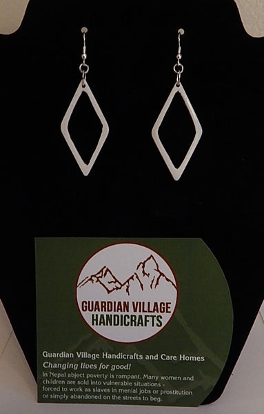 GVH Water Buffalo Bone Earrings  # 1